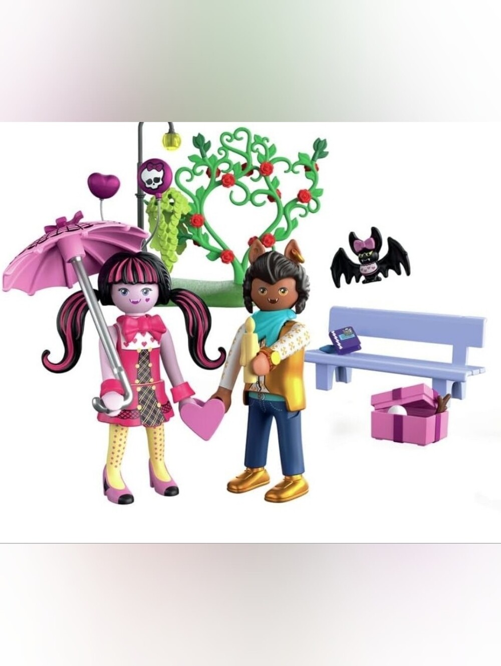 Playmobil Monster High Draculaura & Clawd Wolf Forbitten Love NIB